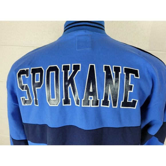 Vintage Spokane College Snap‎ Button Jacket Russell Athletic USA #12 sz 46 - Picture 5 of 9